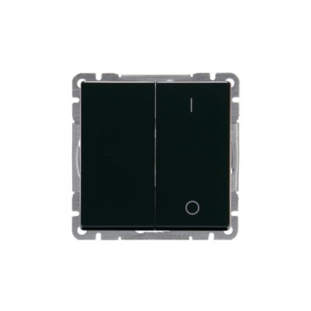 ABB Impressivo Strömbrytare 2+1-polig Antracit, Strömbrytare & vägguttag