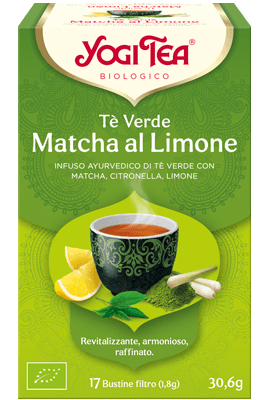Yogi Tea Te' Verde Matcha Al Limone 17 Bustine