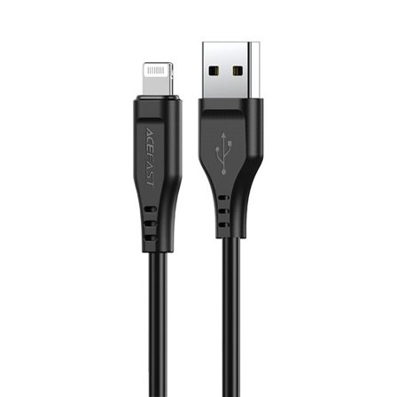 Acefast kaapeli MFI USB - Lightning 1.2m, 2.4A musta (C3-02 musta)