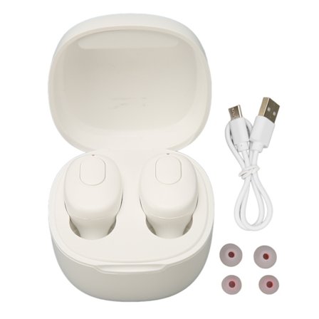 Språköversättningshörlurar BT5.0 Brusreducering HiFi Stereoljud Översättningsheadset för Musik Samtal Vit