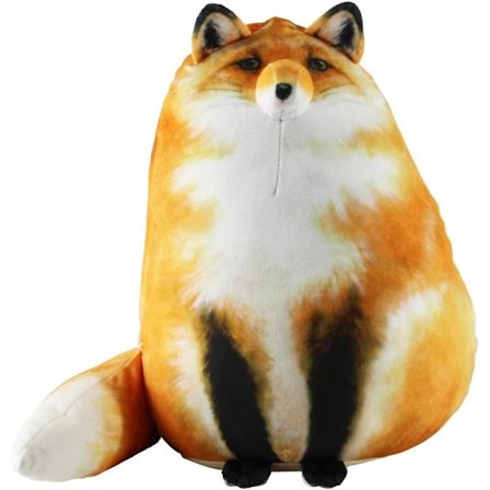 Søt plysjrevpute, søte utstoppede dyr, myke plysjleker, kattungeplysj