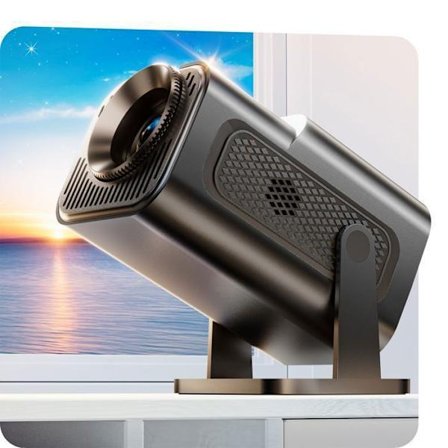 LOSEI Mini Videotykkä 1080P Dekoodaus 180° Kääntyvä projektori Kannettava HDMI/TV-tikku/USB/PS5 Koti-elokuvateatteri