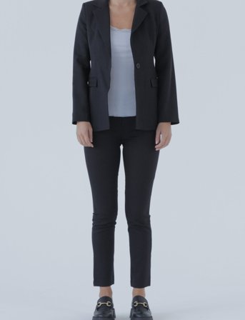 Rosemunde Trousers - Navy - 36