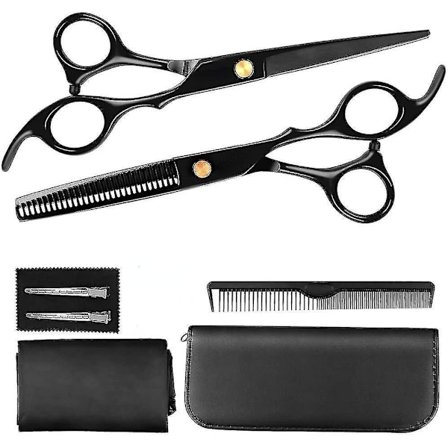 Hair Scissors Set, Stainless Steel Hair Cutting Scissors