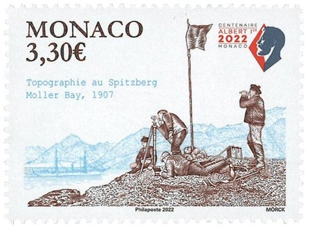 Monaco - Albert I og Spitzbergen - Postfrisk frimærke