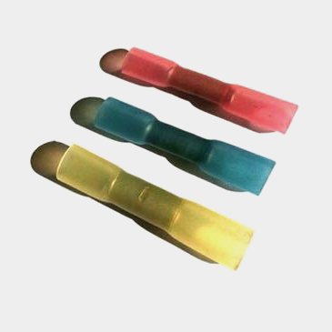 Terminais de emenda isolados com manga termorretrátil adesiva Dry-seal, para cabo 4 - 6 mm², amarelo, embalagem com 10