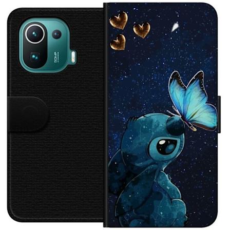 Xiaomi Mi 11 Pro Tegnebogsetui Stitch sommerfugl