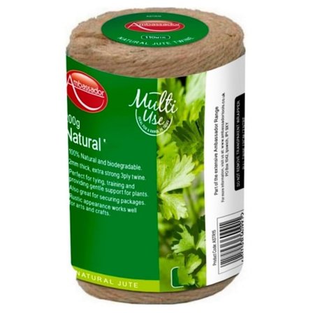Ambassador Natural Jute Spole 160m Naturlig