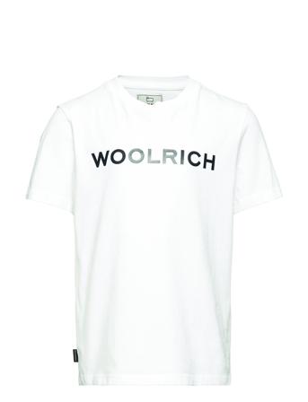 Logo T-Shirt T-shirt Hvid WOOLRICH