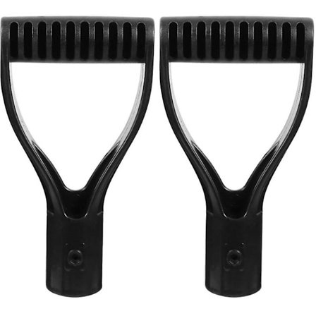 2-pak 3 cm plastikhåndtag D-greb til sneskovl rive spade snerydning haveredskaber