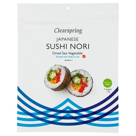 Clearspring Nori sushi plader 17 g, Helse & Madvarer, Madvarer, Øvrige Fødevarer