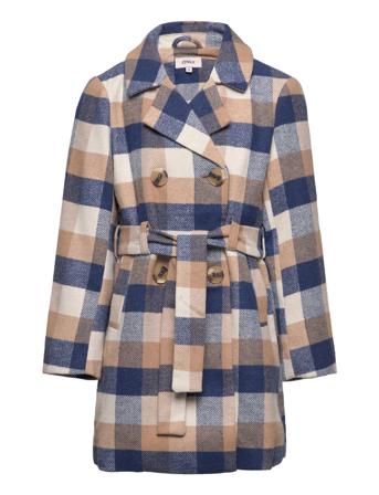 Kognoelle Check Coat Otw Ohut Takki Kuoritakki Monivärinen/Kuvioitu Kids Only