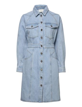 Dacygz Ls Dress Ms21 Blue Gestuz