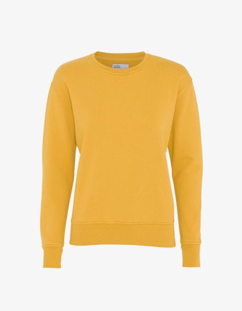 Women Classic Organic Crew - Burned Yellow XL
