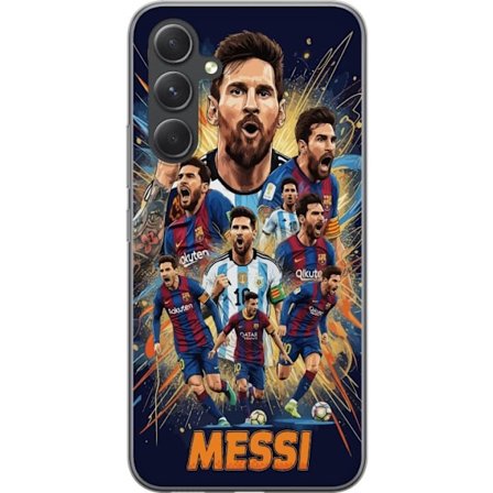 Yhteensopiva Puhelinkuori Samsung Samsung Galaxy S24+ Lionel Messi juliste Barcelona Argentiina jalkapallo legenda numero 10 MM GET jalkapalloilija ta