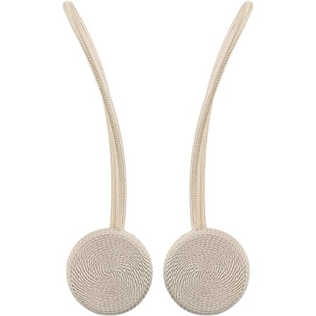 Sæt med 2 Magnetiske Gardinbindere, Håndvævet Dekorative