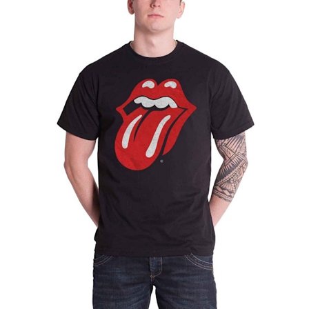 The Rolling Stones Unisex Classic Tongue T-shirt XXL Svart