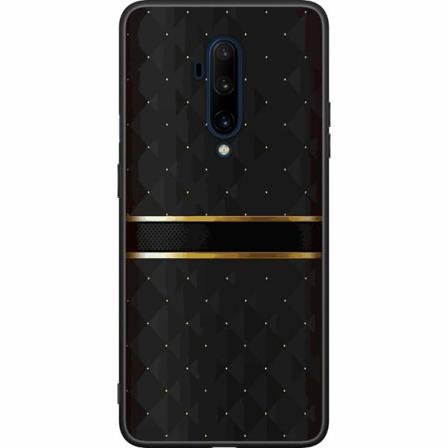 Oneplus 7t Pro Svart Skal Golden Stripes