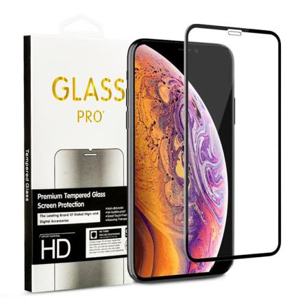 Härdat Glasskydd Iphone 11 / Xr Täcker Hela Skärmen Transparent