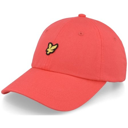 Lyle & Scott - Rosa unconstructed Keps - Baseball Cap 1 Electric Pink Dad Cap @ Hatstore