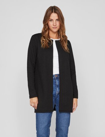 Vila Vinaja New Long Jacket - Black - XS