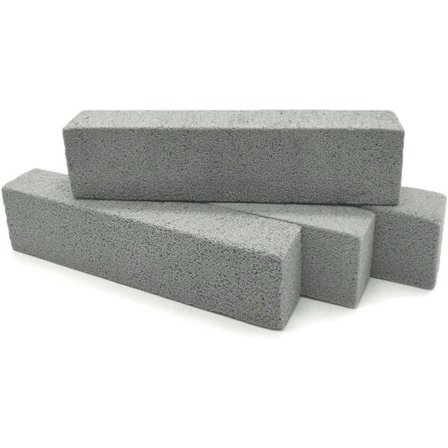 Pumisstein for toalett rengjøring, pimpstein pinner for å fjerne vann ringer flekker på toalett skåler, pakke med 4