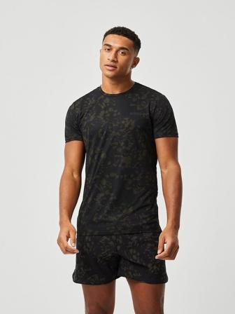Björn Borg Borg Allover Printed T-Shirt Print S, Tøj & Bolig, Træningstøj, Træningsbluser