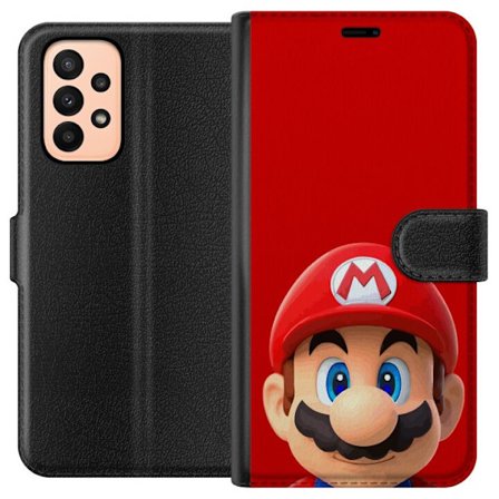 Yhteensopiva Lompakkokotelo Samsung Galaxy A23 Super Mario Bros