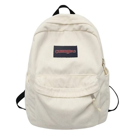 Sød Fløjlsbukser Mode Dame Rygsæk Skoletaske til Teenagepiger Mænd Harajuku Kvinde Preppy Style Taske Studerende Dame Bog Rygsæk~04709