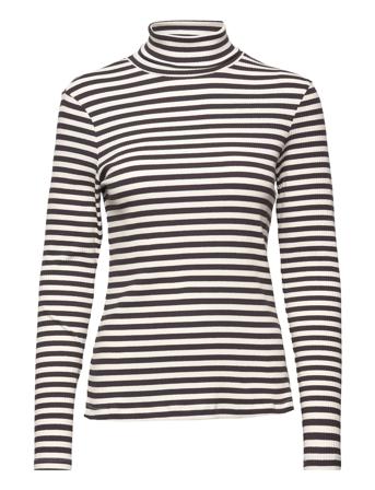 Luelle T-Shirt Rollneck Langærmet T-shirt Multi/mønstret Noella