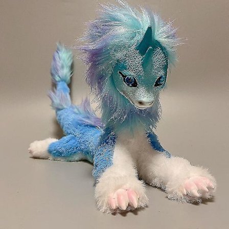 19 tommer Sisu Dragon Rainbow Plyslegetøj Raya og The Last Dragon Legetøj Bløde krammedyr Kawaii Dukker