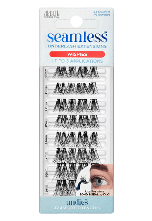 Ardell Seamless Underlash Extensions Refill Lösögonfransar & färgning Dam Svart 32 pcs