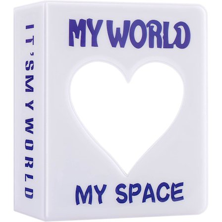 BTS 3 Tommer Fotocard Album Kpop Mini Fotoalbum, Kærlighed Hjerte Hul Fotocard ID Holder 64 Lommer Fotocard Binder Kpop Fotocard Holder Bog (FMY)