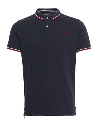 Vintage Tipped S/S Polo Blue Superdry