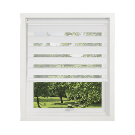 Debel Rullgardin Touch Duo dubbel Gardiner Vit 120X175