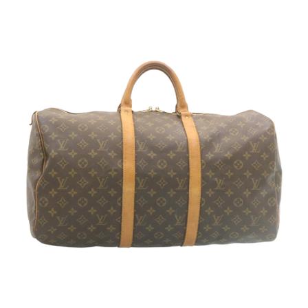 Louis Vuitton Vintage, Pre-owned Keepall 50 bag Grijs, Dames, Maat:ONE Size