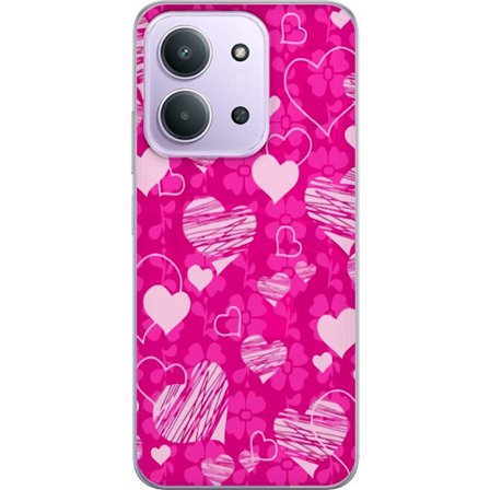 Kompatibelt Mobildeksel til Xiaomi Xiaomi Redmi 15C PopHjerteMønster