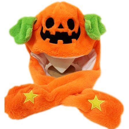 Ear Moving Jumping Hat Rolig Plysch Ghost Hat Unisex