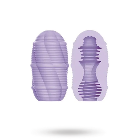 Smooth Stripes Cupid Masturbator Egg Purple - Sexleker Vuxen: Fleshlight, penisring, hylser & pumper