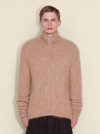 Holzweiler Atlantic Hairy Zip Cardigan - Beige - Men's - S