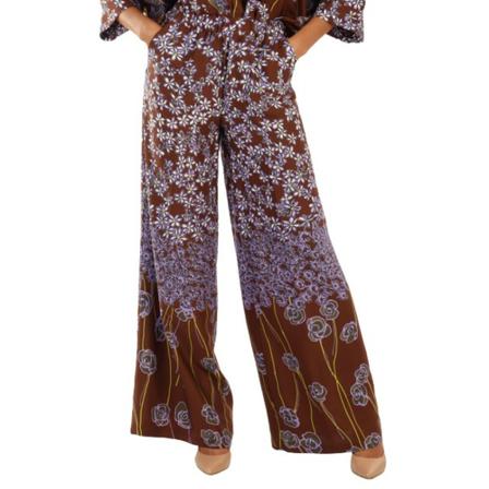 Manila Grace, Wide Trousers Bruin, Dames, Maat:XS