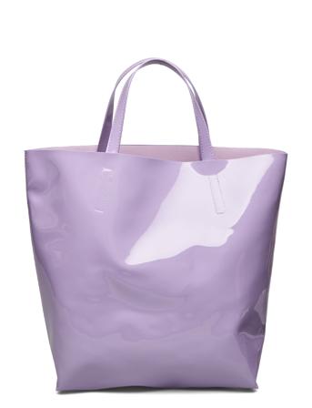 Shopper Bag Bags Totes Lilla Gina Tricot*Betinget Tilbud