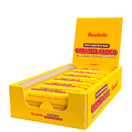 12 x Barebells Soft Bar, 55 g, Caramel Choco