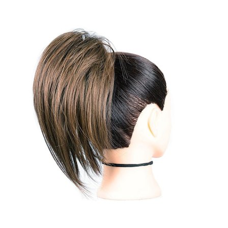 1B Pink# Clip in Ponytail Extension - Volumizer Claw Clip Hairpiece