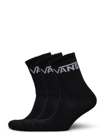 VANS Wm Classic Crew 6.5-10 3Pk Svart