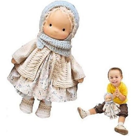 Håndlavede Waldorf-dukker til piger - Søde bløde plyslegetøj Fyldte dukker Kælne ledsagere Unikke gaver til børn