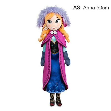 1 st 30/40/46/50 cm Frozen Anna Elsa Olaf dockor Snödrottning prinsessa plysch