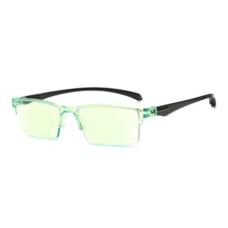 Anti-Blue Light Lesebriller Automatisk Zoom Briller GRØNN