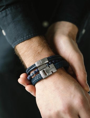 Steel & Barnett Gift Series - Triple - Blue - L 22 - 23 cm