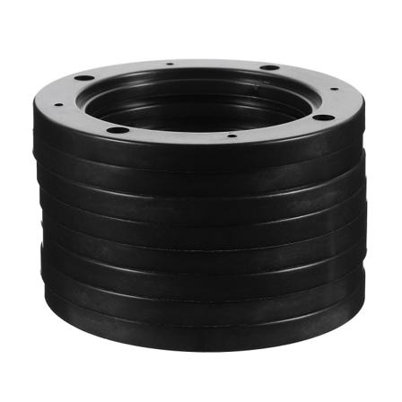 4 Par Høytaleradapterringer for Bil Høytaleradapterringer Bil Høytaleravstandstykker Svart 13,5X13,5cm Black 13.5X13.5cm